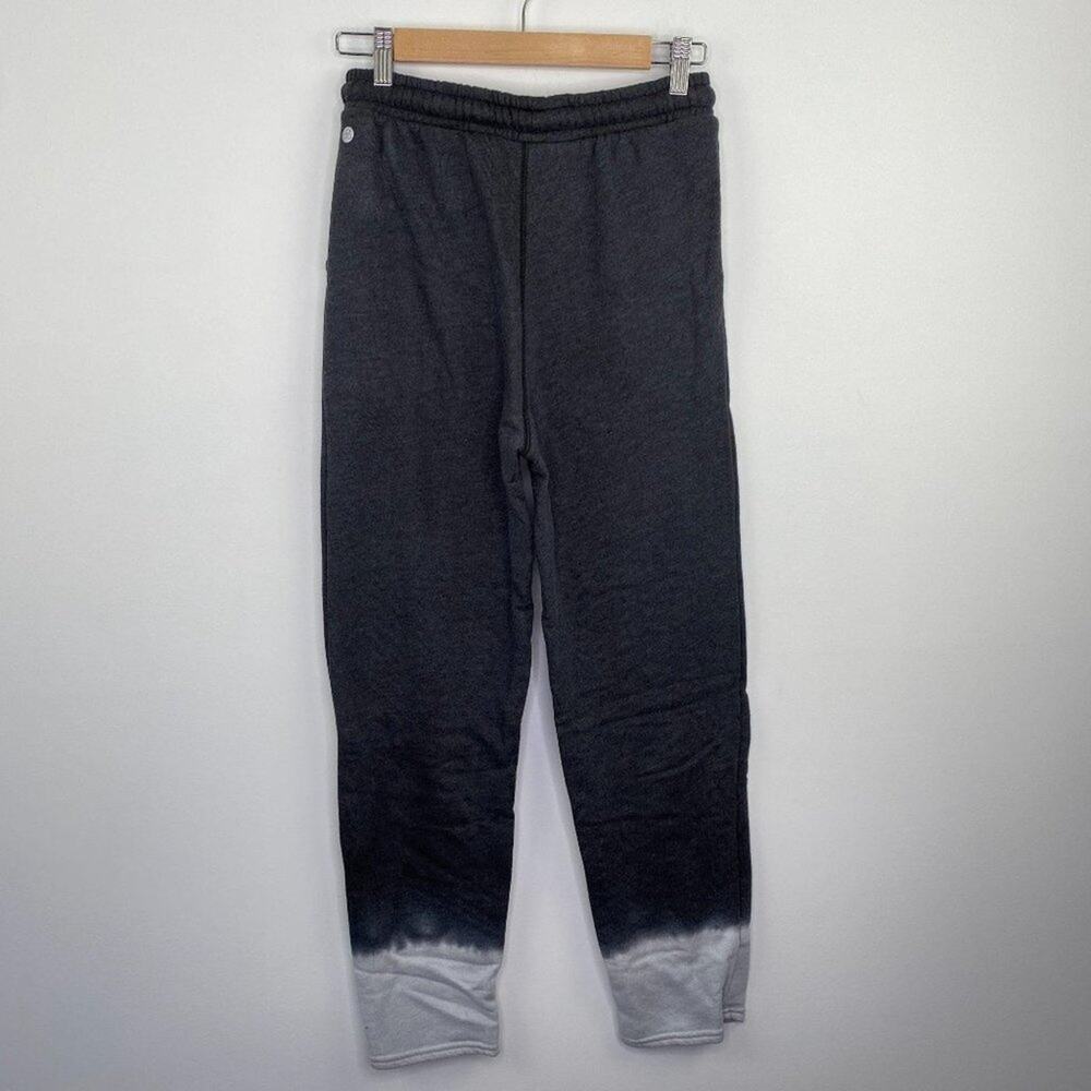 Zella Gray Jogger Sweatpants Women Sz S Dip Dye Lounge Casual Minimal NWT - Picture 7 of 8